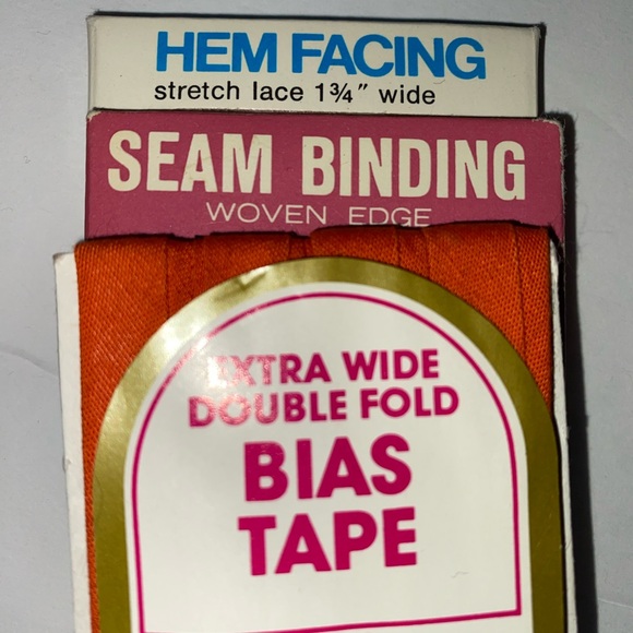 9A* sewing lot blanket binding bias tape hem facing seam binding vintage 15 pack - Picture 8 of 9